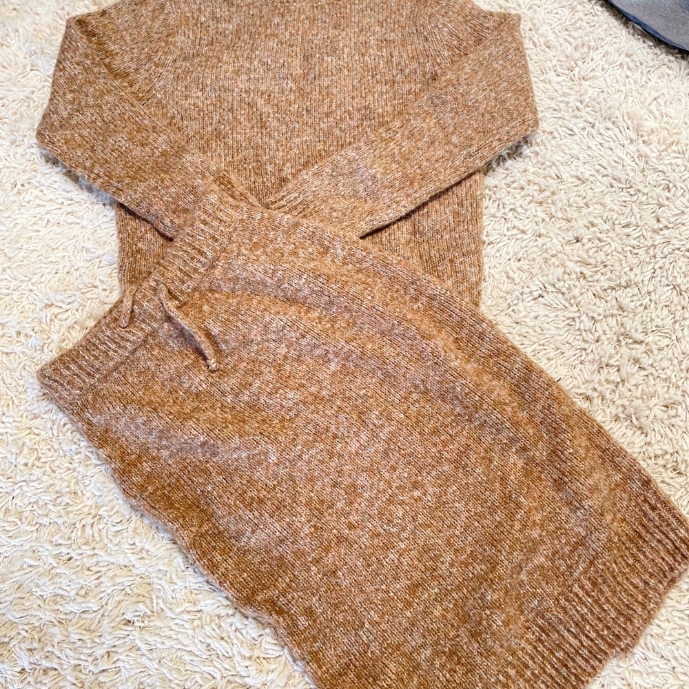 SHEIN sweater skirt sets